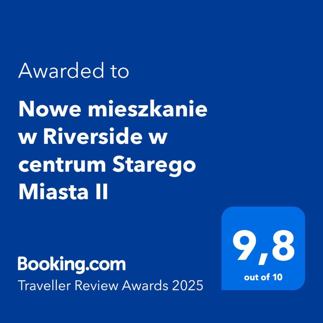 Nowe Mieszkanie W Riverside W Centrum Starego Miasta II Z Parkingiem กดัญสก์ ภายนอก รูปภาพ